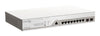 D-Link Nuclias Cloud-Managed 10-Port Gigabit 130W PoE switch with 8 PoE RJ45 and 2 SFP ports