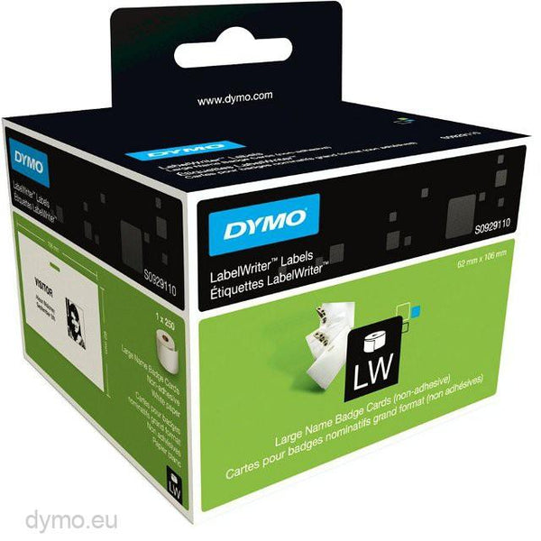 Dymo LW NameBadge 62mm x 106mm - Connected Technologies