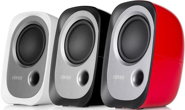 Edifier R12U USB Compact 2.0 Multimedia Speakers System (Black)- 3.5mm AUX/USB/Ideal for Desktop,Laptop,Tablet or Phone - Connected Technologies