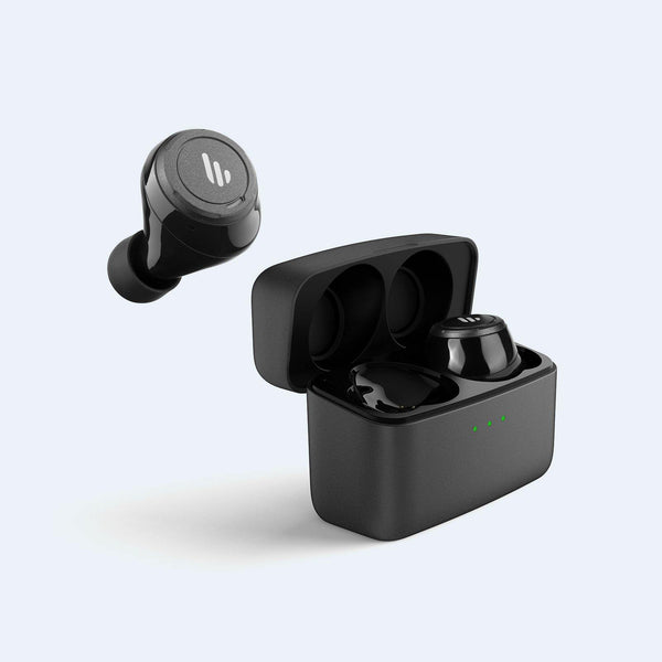 Edifier TWS5 Bluetooth Wireless Earbuds - BLACK/ Bluetooth 5.0/ Up to 32 hours Battery Life/8hours Playback/CVC Noise Reduction/Splashproof(LS) - Connected Technologies