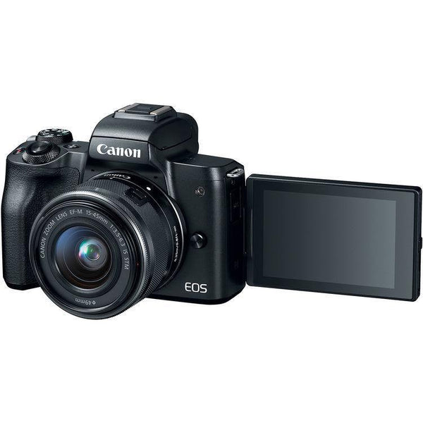 EOS M50 MIRRORLESS DSLR WITH EF-M15-45STM SINGLE KIT - Connected Technologies