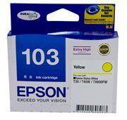 Epson 103 Yellow High Cap Suits TX600FW, T103492