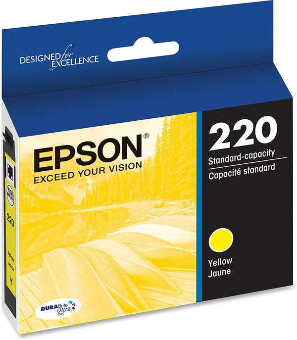 EPSON 220XL HIGH CAP DURABRITE ULTRA YELLOW INK WF-2630 WF-2650 WF-2660 - Connected Technologies