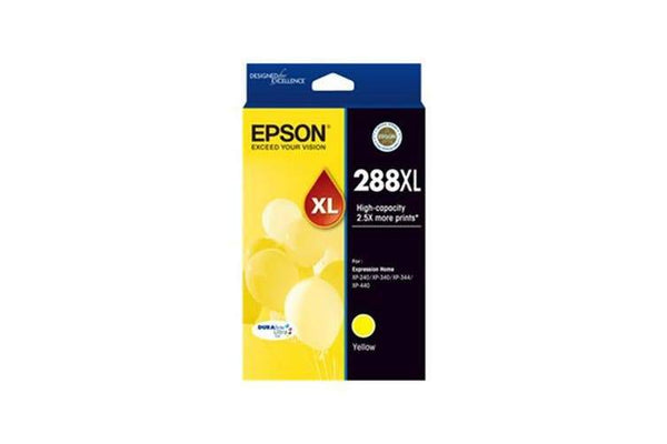 EPSON 288XL YELLOW DURABRITE INK XP-240 / XP-340 / XP-344 / XP-440 - Connected Technologies