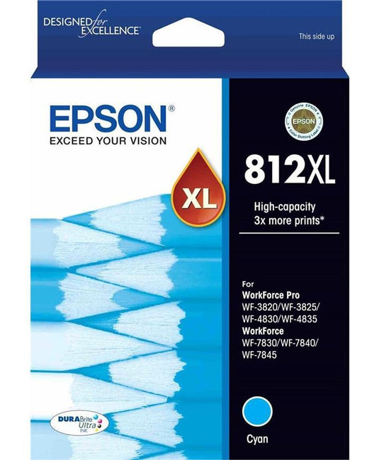 Epson 812XL Cyan Ink Cart