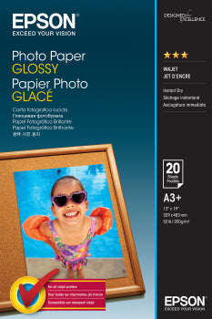 EPSON C13S042535 PHOTO PAPER GLOSSY A3 20 SHEET
