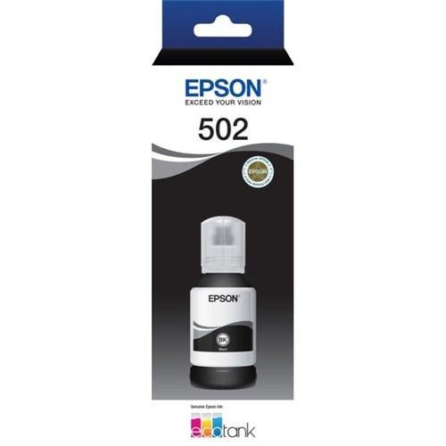 EPSON ECOTANK T502 BLACK INK BOTTLE ECO TANK ET-2700 ET-2750 ET-3700 ET-4750 - Connected Technologies