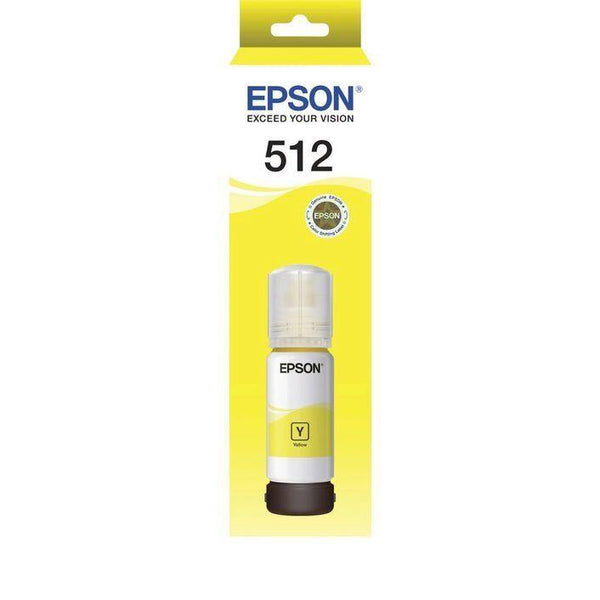 EPSON ECOTANK T512 YELLOW INK BOTTLE ECOTANK ET-7700 ET-7750 - Connected Technologies