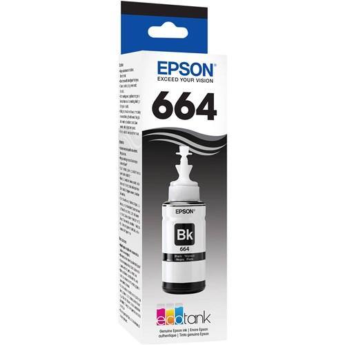 EPSON ECOTANK T664 BLACK INK BOTTLE - Connected Technologies