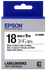 EPSON TAPE STANDARD 18MM BLACKWHITE 9M LW-400 LW-600P - Connected Technologies