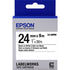 EPSON TAPE STANDARD 24MM BLK ON WHITE 9 METRES FOR LW-600P