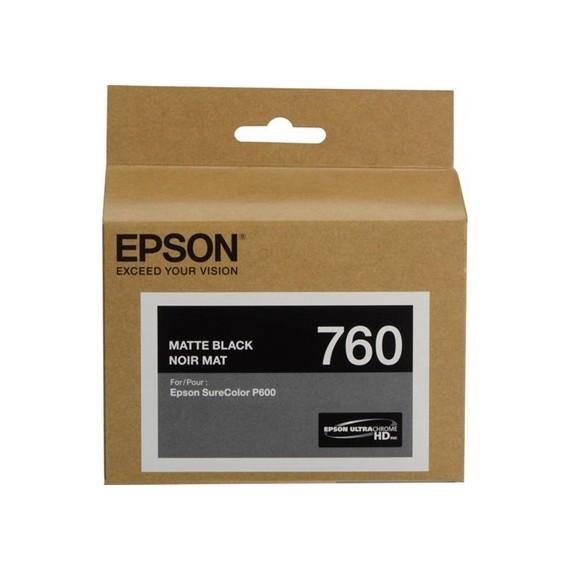 EPSON ULTRACHROME HD INK SURECOLOR SC-P600 MATTE BLACK INK CART - Connected Technologies