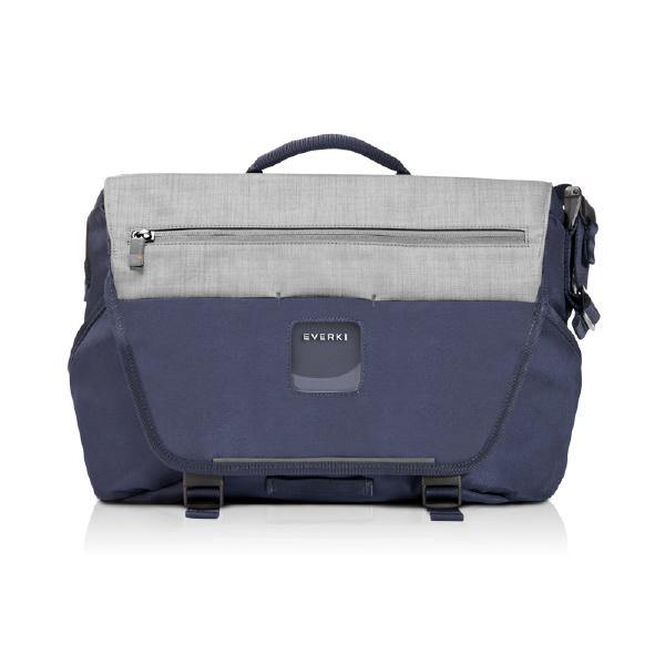 Everki ContemPRO Laptop Bike Messenger, up to 14.1&quot;/MacBook Pro 15 - Navy (EKS660N) with Dedicated Tablet/iPad/Pro/Kindle compartment up to 13&quot; - Connected Technologies