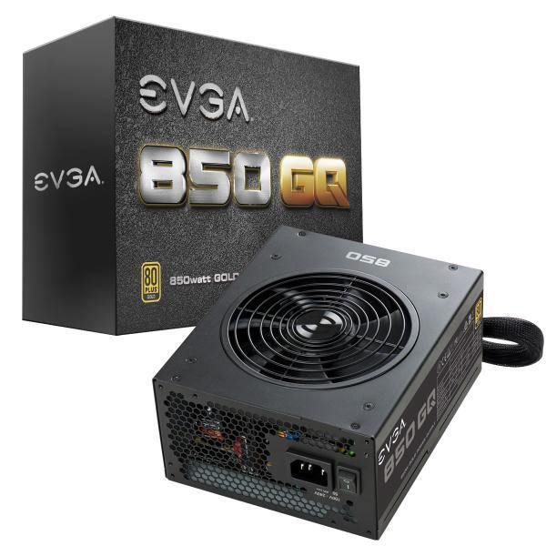 EVGA 850 GQ, 80+ GOLD 850W, Semi Modular, EVGA ECO Mode, 5 Year Warranty, Power Supply - Connected Technologies