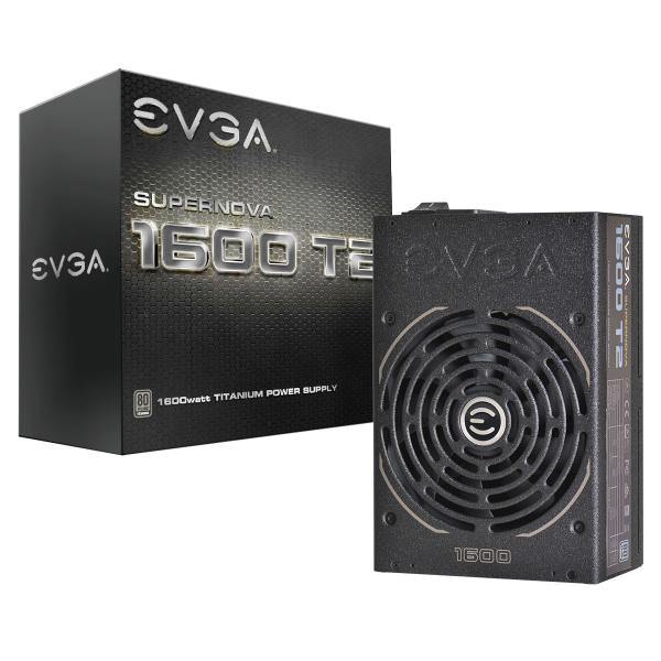 EVGA SuperNOVA 1600 T2, 80+ TITANIUM 1600W, Fully Modular, EVGA ECO Mode, 10 Year Warranty, Includes FREE Power On Self Tester Power Supply