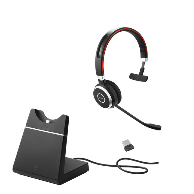 Evolve 65 UC Mono Headset + Charging Stand