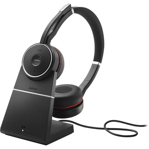 Evolve 75 UC Stereo Headset + charging stand