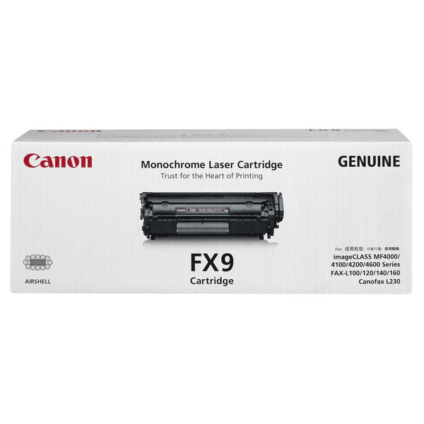 FX9 TONER CARTRIDGE FOR CANON L100 / L140 / L160 / MF4150 FAX MACHINES - Connected Technologies