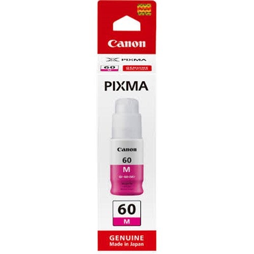 GI60M MAGENTA 70ML INK BOTTLE FOR PIXMA ENDURANCE G6060 