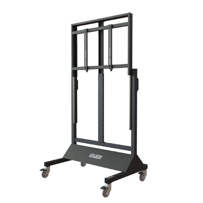 Gilkon FP7 v3 Mobile Trolley- Flat Screen Lift Mobile (Manual Lift) - Up to 86" Screen Size; VESA 800 x 400, Max 120kgs