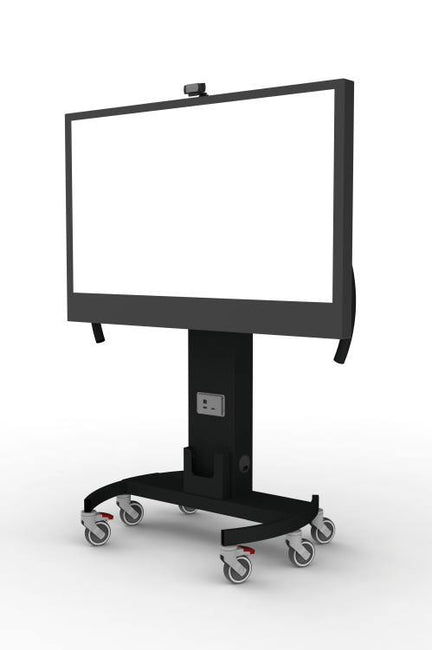 Gilkon NVS 1 Mobile Trolley- Manual Screen Height Adjustment w/ MOCOW Kit - VESA 600 x 400, Max 60kgs