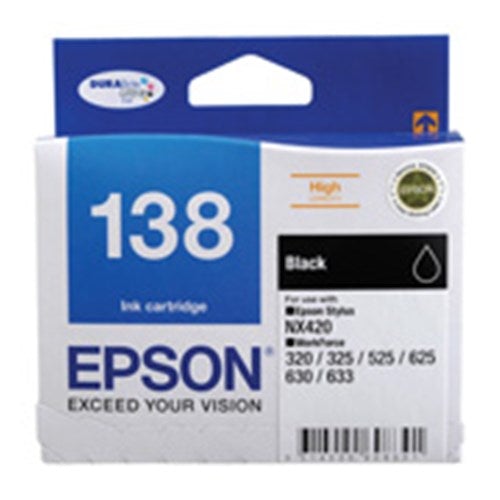 HIGH CAPACITY BLACK INK CART STYLUS NX420 WORKFORCE 320 325 525 625 630 633