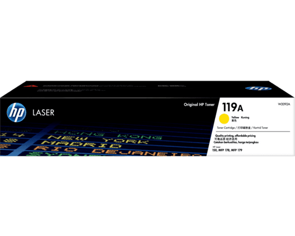 HP #119A Yellow Toner W2092A - Connected Technologies