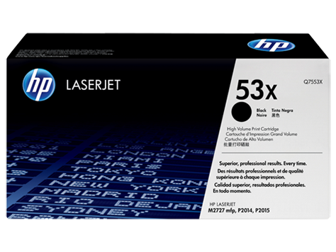 HP 53X BLACK TONER 7,000 PAGE YIELD FOR LJ P2015 - Connected Technologies