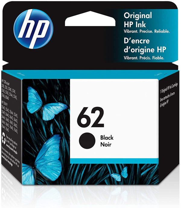 HP 62 BLACK INK CARTRIDGE 200 PAGES FOR OJET 200/ENVY 5540 - Connected Technologies