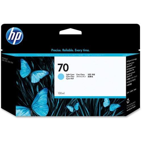 HP 70 LIGHT CYAN INK C9390A 130 ML FOR DJ Z2100 Z3100 Z3200 PHOTO PRINTER SERIES - Connected Technologies