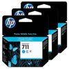 HP 711 CYAN INK CARTRIDGE 3-PACK 29-ML FOR DESIGNJET T120 T520