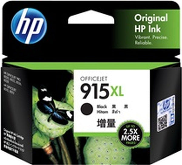 HP 915XL BLACK ORIGINAL INK CARTRIDGE 825 PAGES - Connected Technologies