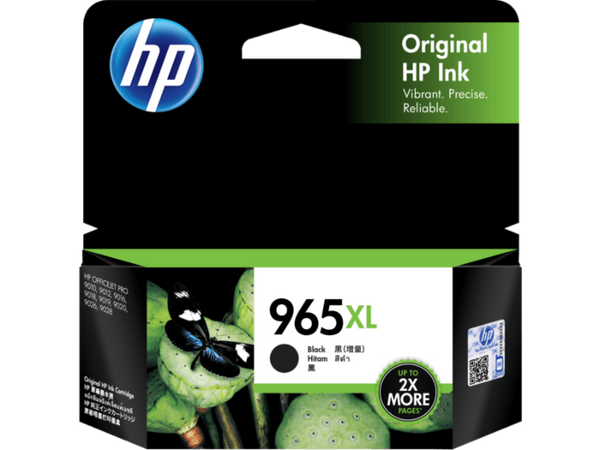 HP 965XL BLACK ORIGINAL INK CARTRIDGE 2000 PAGES - Connected Technologies