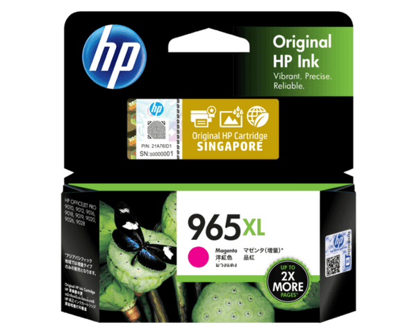 HP 965XL MAGENTA ORIGINAL INK CARTRIDGE 1600 PAGES - Connected Technologies