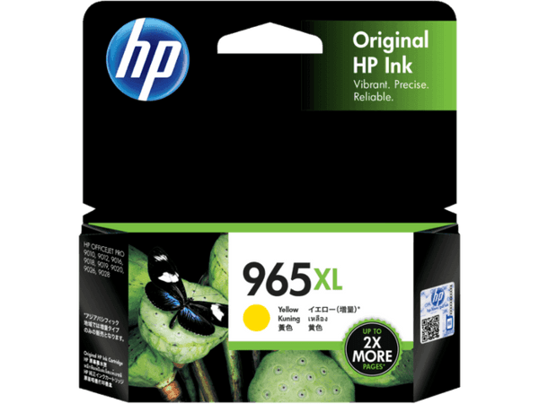 HP 965XL YELLOW ORIGINAL INK CARTRIDGE 1600 PAGES