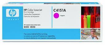 HP C4151A MAGENTA TONER 8500 PAGE YIELD FOR CLJ 8500 - Connected Technologies