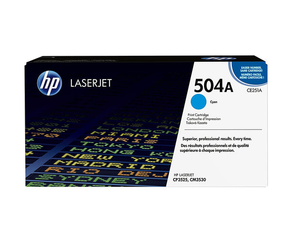 HP CE251A CYAN TONER 7,000 PAGE YIELD FOR CP3520, CM3530 - Connected Technologies