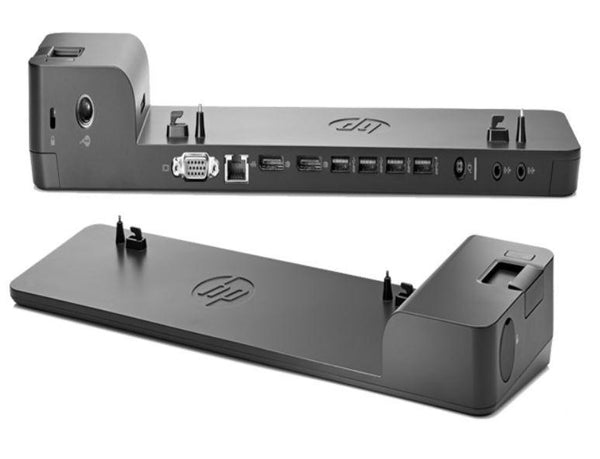 HP Dock Notebook Docking Station Ultra Slim USB 3.0 (4), VGA (1), Display Port 1.1A (2), Lan (1), Line In (1), Line Out (1) - Connected Technologies