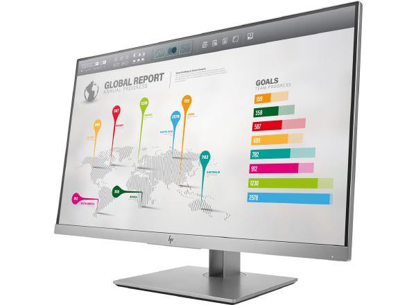 HP EliteDisplay E273q -1FH52AA- 27" QHD 2560 x 1440 5ms 60Hz IPS/VGA/HDMI/DisplayPort/Pivot/VESA/