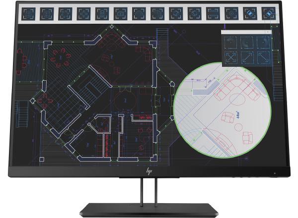 HP Monitor Z24i G2 24&quot; IPS G2 LED Backlit, 16:9,1920X1200, DVI-D+VGA+DP, 4 USB, Tilt, Swivel,Pivot, Height, 3 Yr Wty VESA - Connected Technologies