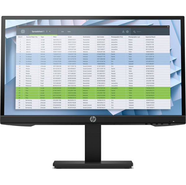 HP P22 G4 21.5' FHD Anti-Glare 1920x1080 DisplayPort, VGA, HDMI Tilt Adjustment 3YR WTY MONITOR (Replaces P22 7UZ36AA) (1A7E4AA) - Connected Technologies