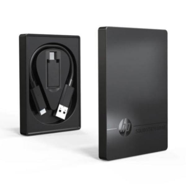 HP Portable SSD P600 1TB, 3D TLC with HP Controller H6158 and 560/500 Max R/W, 3 Year Warranty - includes USB Type C to Type A Cable - Last Stock