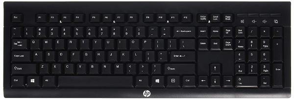 HP Wireless Keyboard K2500 with Numpad