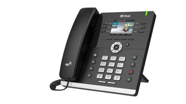 HTEK UC923 Gigabit Color IP Phone Up to 8 Sip Accounts - Connected Technologies