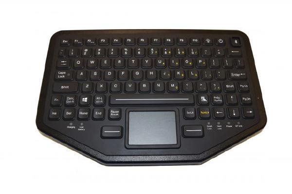 iKey BT-870-TP Rugged Dual Connectivity Keyboard with Touchpad (USB / Bluetooth / VESA Mount)