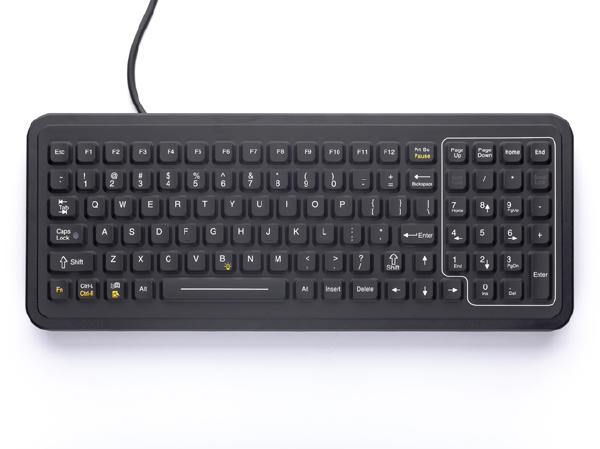 iKey SLP-101 Full-Size Panel Mount Keyboard with Backlighting