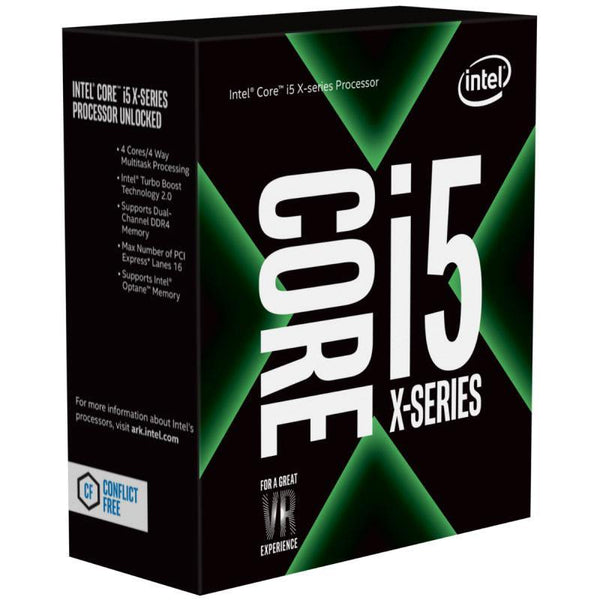 Intel Core X i5-7640X 4.0Ghz (4.2GHz Turbo) LGA2066 7th Gen 6MB 4-Core 4-Thread 112W Unlocked X299 MB Required Retail Box no heatsink fan LS - Connected Technologies