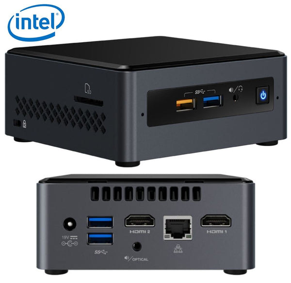 Intel NUC J5005 2.8GHz 2xDDR4 SODIMM 2.5’ HDD/SSD 2xHDMI 