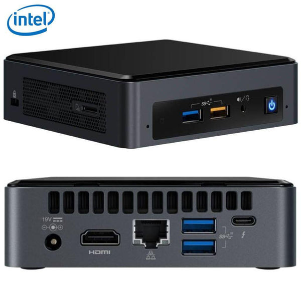 Intel NUC mini PC i5-8259U 3.8GHz 2xDDR4 SODIMM M.2 SATA/PCIe SSD HDMI USB-C (DP1.2) 3xDisplays GbE LAN WiFi BT 6xUSB DS POS 3yrs - no power cord~Powe - Connected Technologies