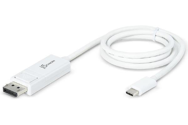 J5create JCA141 USB-C Type-C to 4K DisplayPort (DP) 1.2m Cable - Connected Technologies